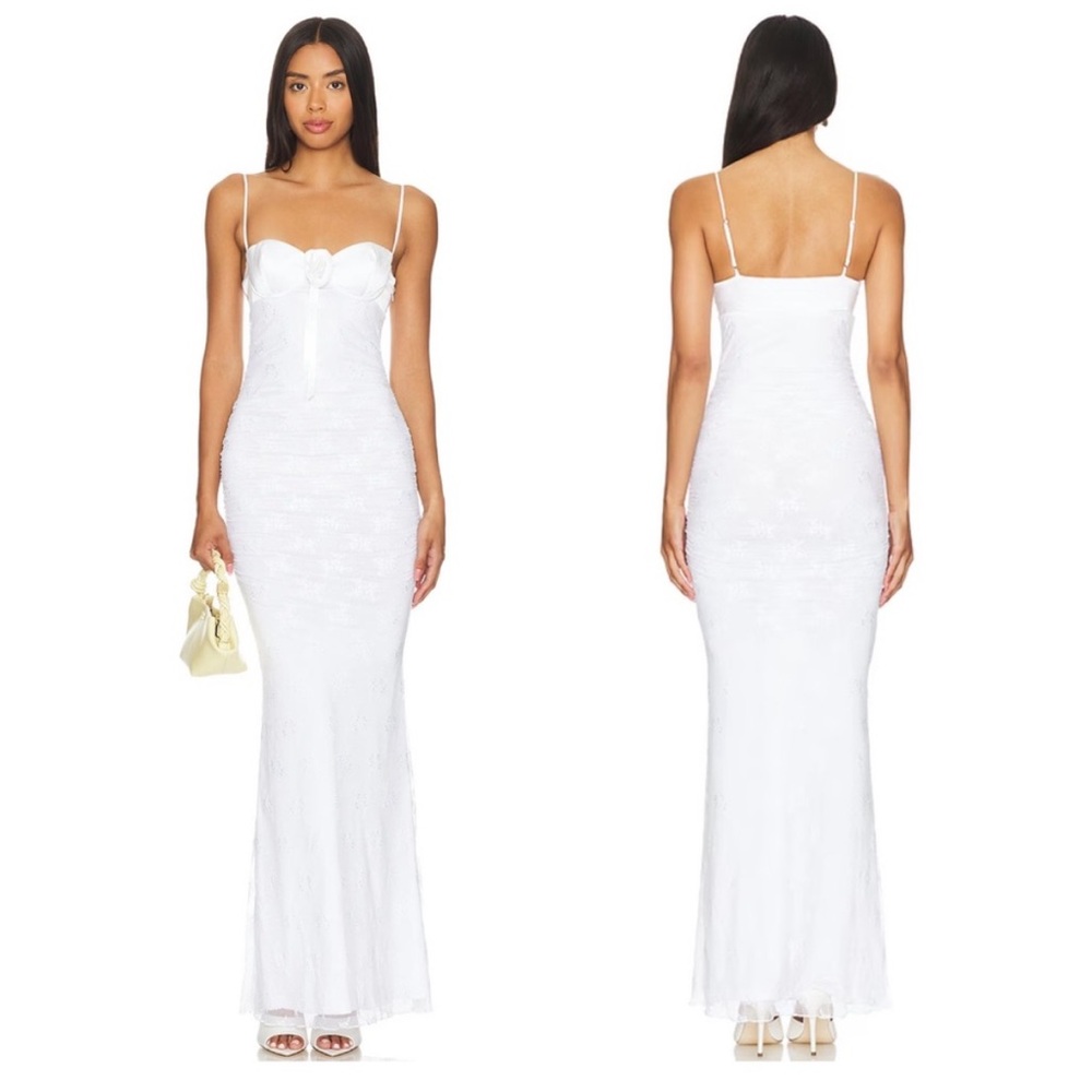 NEW NWT MAJORELLE Leonie Gown in White